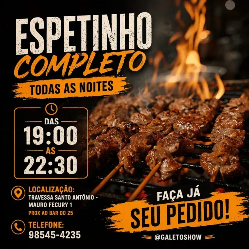 Churrasquinho completo 