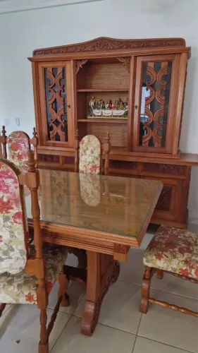 Jogo de sala de jantar vintage 