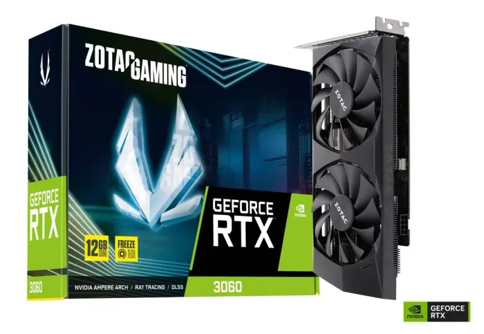 Placa de vídeo RTX 3060 Zotac Gaming 12GB GDDR6