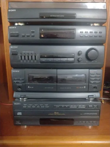 Sony LBT 65W Completo + Toca-Discos + de 5 CDs + Caixas Surround