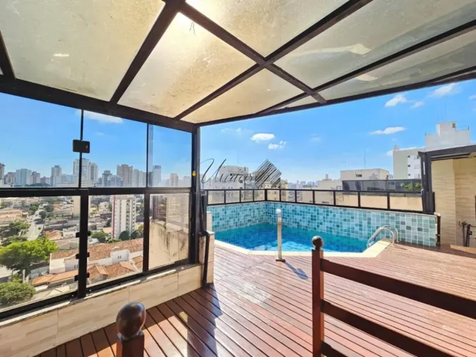 Cobertura duplex à venda possui 192m² com 3 dormitórios + piscina na Saúde - São Paulo - S