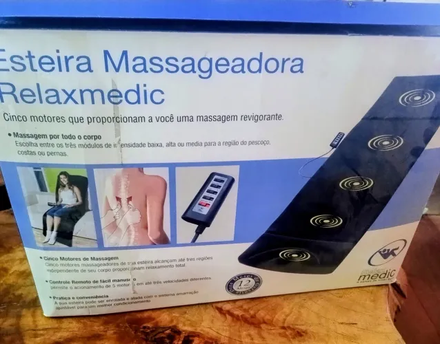 MASSAGEM ESTEIRA RELAXANTE USO FACIL NOVA NA CAIXA