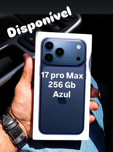 iPhone 17 pro Max 256 azul lacrado 