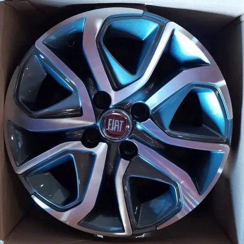 Rodas Aro 14 Uno Grafite 4x98 Novas (BASE DE TROCA)