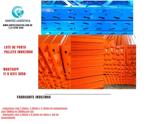 Induzinha porta pallets pra vender hoje