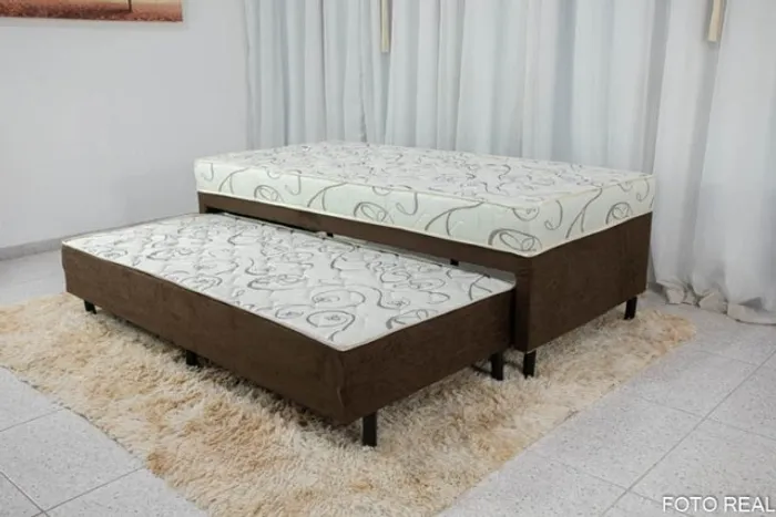 Cama Solteiro c/ Cama Auxiliar D28 Nosso Sonho Até 12x - Frete Grátis