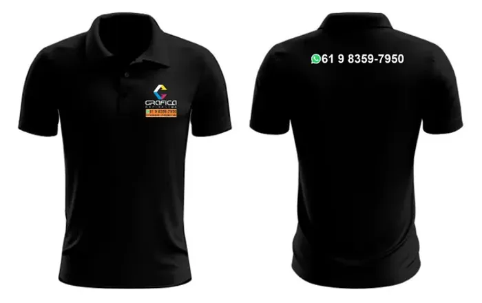 Camisa gola polo para uniforme