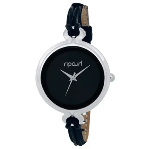 Rip Curl Cali Black Watch Bracelet Relógio Analógico Couro Fino Preto Social Surfe Casual