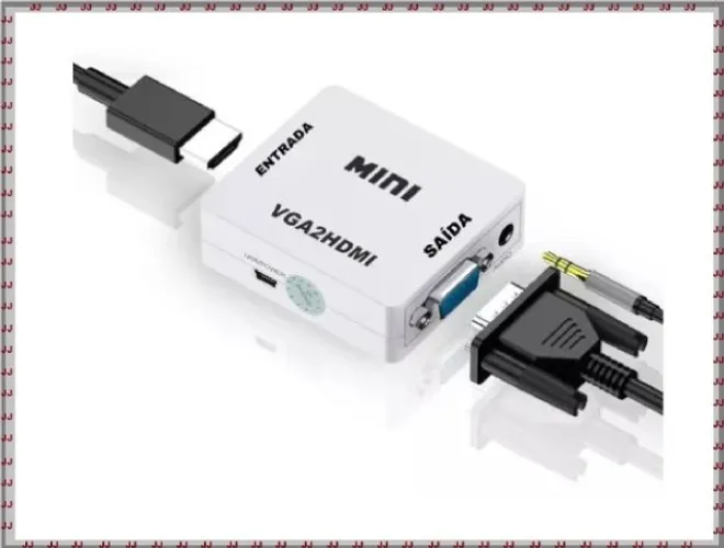 Conversor de vídeo Hdmi para Vga - Digital para analógico