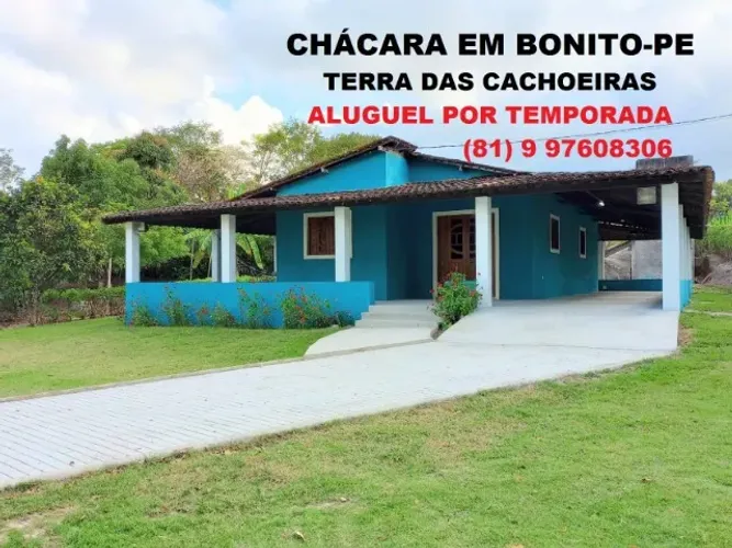 Chácara com Piscina em Bonito/PE - Terra das Cachoeiras