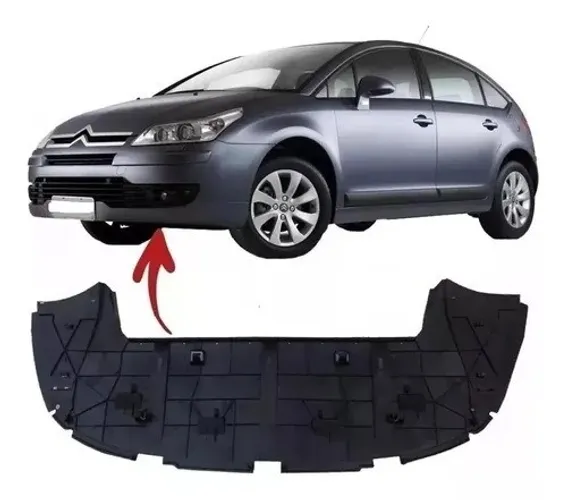 Spoiler Dianteiro Inferior Parachoque Citroen C4 2004 A 2011