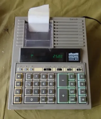 Calculadora Olivetti Divisumma 612
