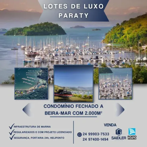 Área em Marina - Paraty RJ 