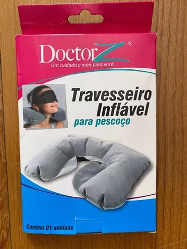 Travesseiro inflável viagem 