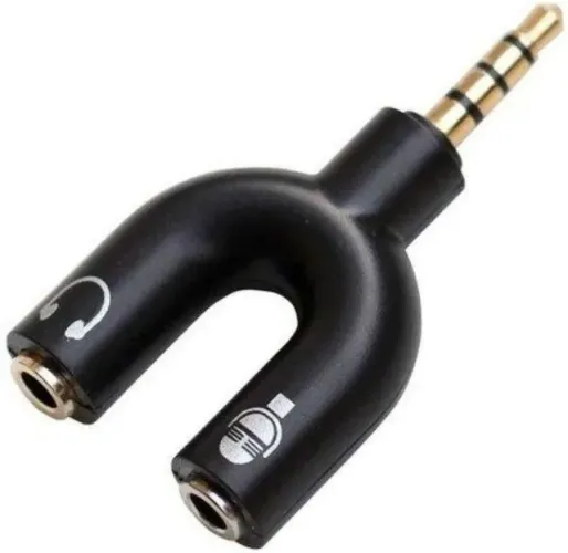 Cabo Adaptador P3 Para P2 3.5mm para Fone, Microfone, Celular Loja Coimbra Computadores 