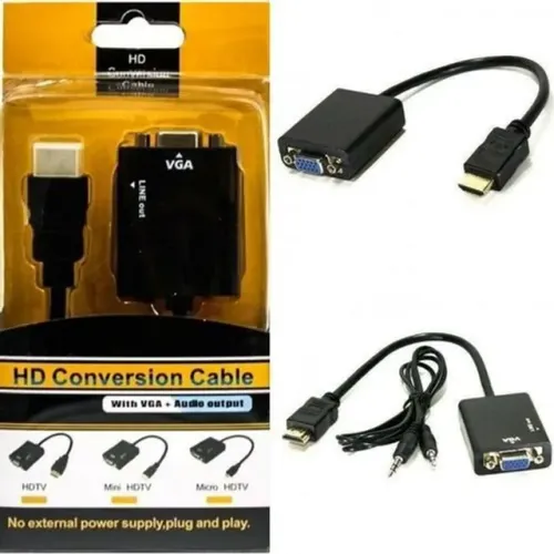 Corversor Hdmi Para Vga  Hd-vga