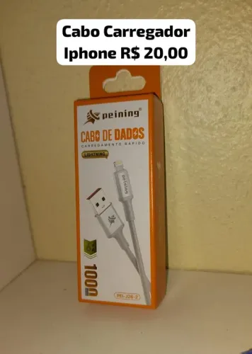 Cabo usb Para iphone novo