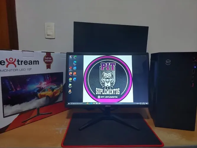Monitor LED 19 polegadas HD - HDMI e VGA - A&G Informática 