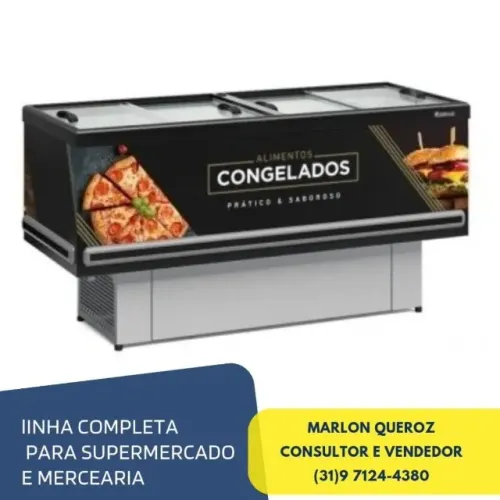 Ilha de Congelados Gelopar 2M Nova