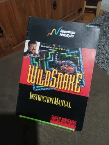 Wildsnake Manual Usa Original Super Nintendo 