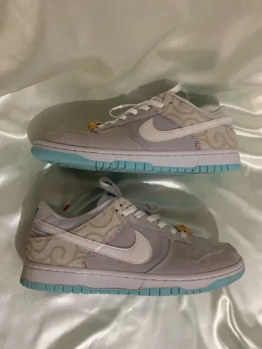tênis nike dunk low retrô barber shop - tamanho: 42