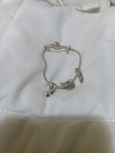 Pulseira Pandora com Berloques Prata
