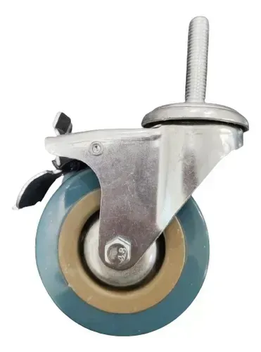 Rodas Traseira Com Travas Para Climatizador 70 / 100