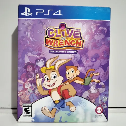 Clive 'N' Wrench Collector's Edition PS4 Raríssimo Box Completo