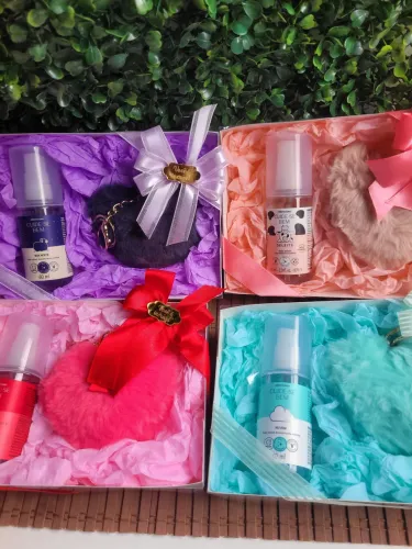 Mini Kit Body Splash | C/ Chaveiro Coração | O Boticário e Eudora