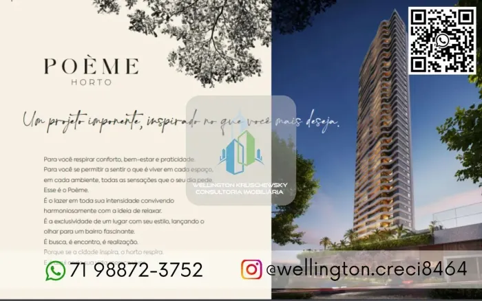 APARTAMENTOS 173 E 203m² 4 SUÍTES VARANDA GOURMET 4 GARAGENS DEPÓSITO INFRA VENDE HORTO FL