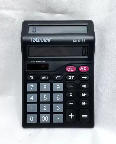 Calculadora Karuida kk-6188 Visor duplo 12 Dígitos Teclas Grandes