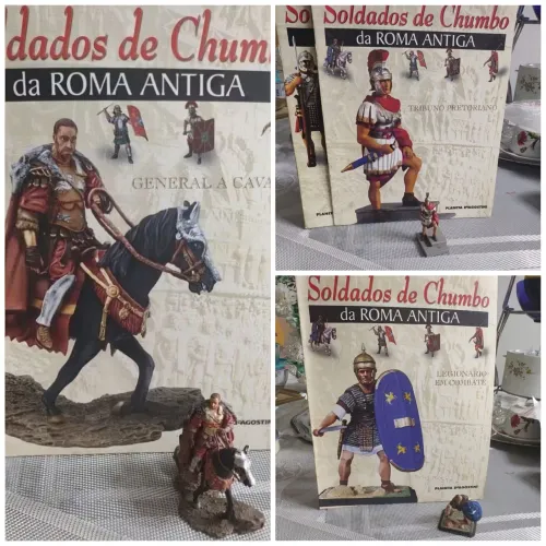 VENDO UNIDADE! Coleção Soldados de Chumbo da Roma Antiga 2007 Editora Planeta De Agostini