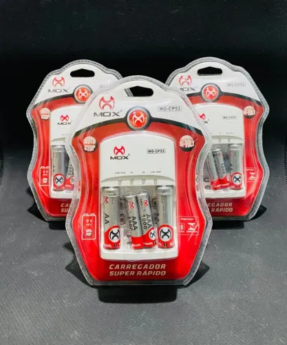 Carregador de pilha completo 