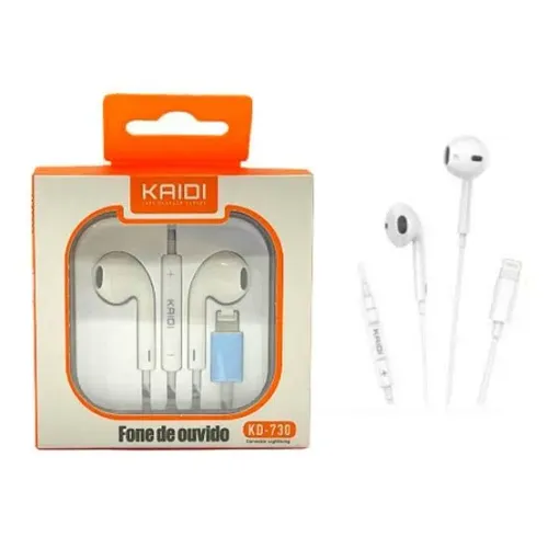 Fone de ouvido Kaidi p/ iOS