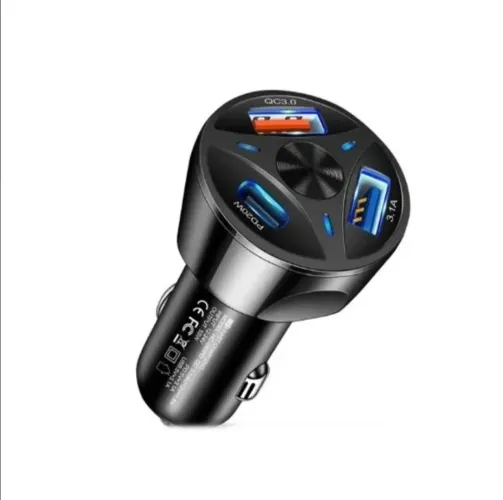 Carregador Rápida 3.0 suporte Portas 2 USB 1 Tipo C PD 20w