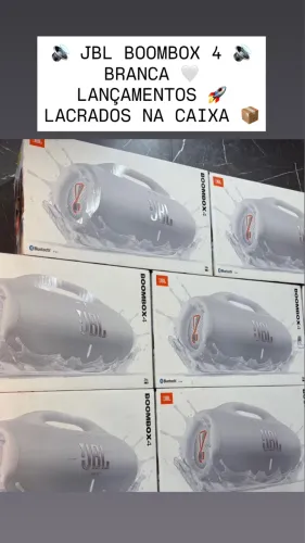 JBL BOOMBOX 4 Branca Lançamentos
