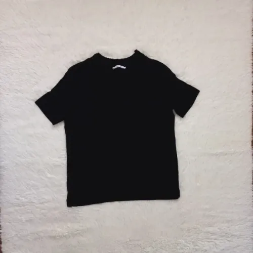 33_T-shirt de malha Zara / Tam P