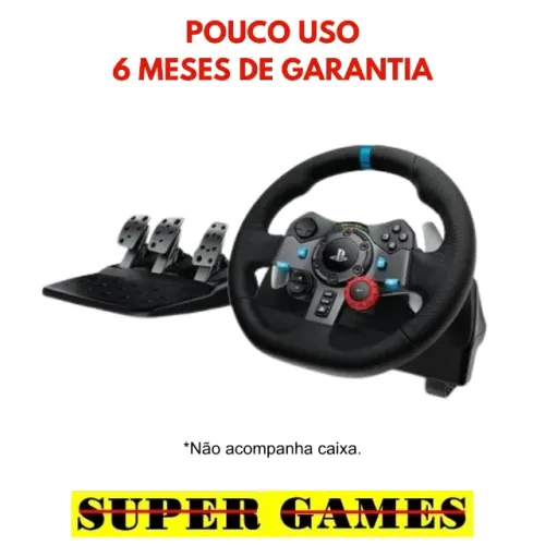 Volante Logitec PS4/PS5/PC, AceitamosTroca, Loja física desde 2004, Próx. Metrô.