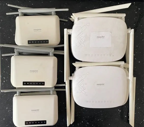 Lote 12 peças Roteadores Maxprint 5G ( Com Fonte )