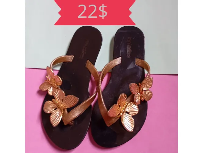 Chinelo Mini Melissa com Borboletas 26/27
