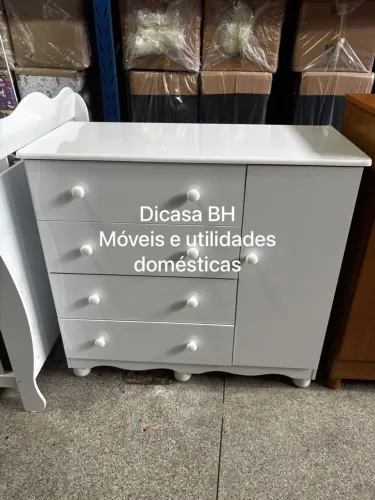 Cômoda Infantil pronta entrega 12x sem juros
