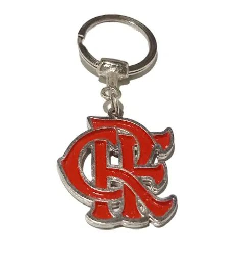 Chaveiro de metal CLUBE de REGATAS do FLAMENGO MENGÃO pendente mochila ziper chave OFICIAL