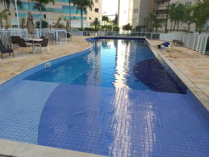 Piscina sempre limpa e bem cuidada no DF!