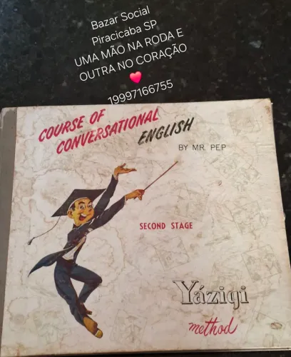 ANO 1962 - 2 Albuns completos - LPS intactos - Curso de Inglês/colecionadores 
