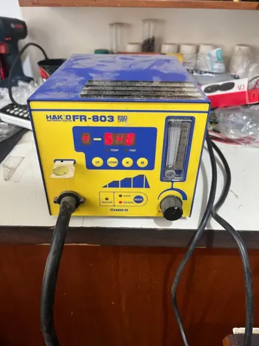 Estação de retrabalho solda SMS digital hakko fr-803