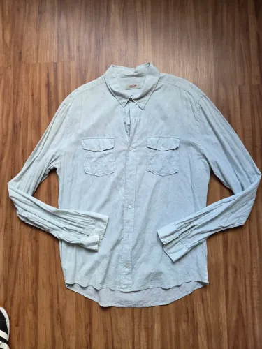 Camisa Osklen Masculina Azul Claro