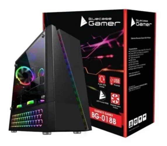 Gabinete Gamer Bluecase BG-018B - RGB