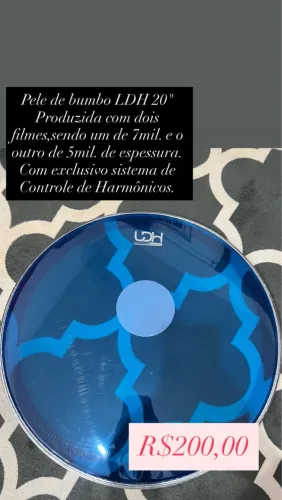Pele de Bumbo LDH 20"