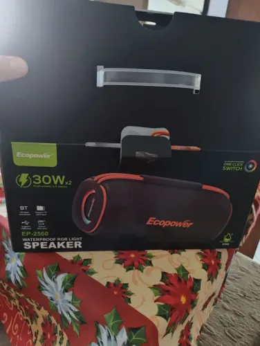 Caixa de Som Ecopower 30W - Impermeável