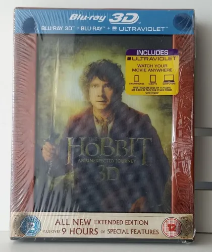 Blu-ray - O Hobbit: Uma Jornada Inesperada - Ed. Estendida (Luva Lenticular - 5 discos)